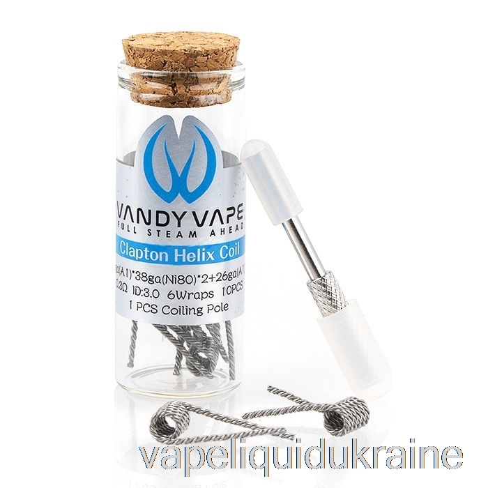 Vape Liquid Ukraine Vandy Vape Performance Prebuilt Coils 0.3ohm Clapton Helix Coil